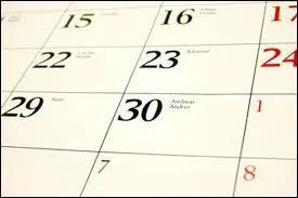 Combien de mois s'arrêtent à 30 jours ?