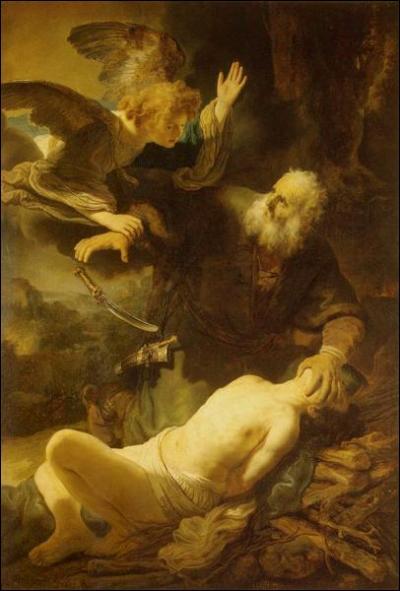 Qui a peint "Abraham et Isaac" ?