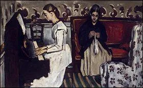 Qui a peint "Jeune Fille au piano" ?