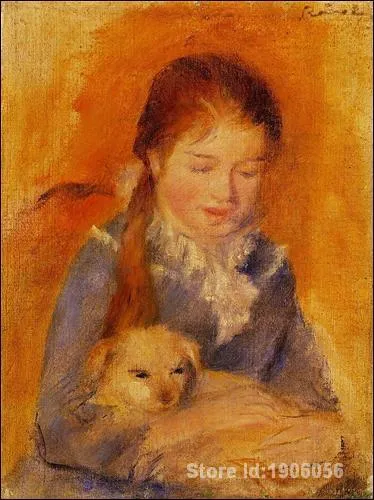 Qui a peint "Fille avec un chien" ?