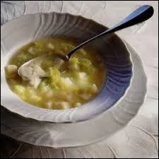 Voici un potage parisien, de quoi est-il composé ?