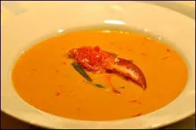 Quel est le nom de cette soupe confectionnée à base de fumet de crustacés ?
