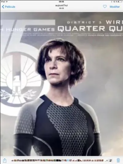 Que n'arrête pas de répéter Wiress dans l'arène quand elle a perdu la boule ?