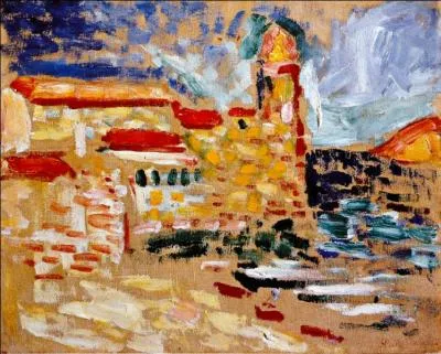 Qui a peint "Vue de Collioure, l'église" ?