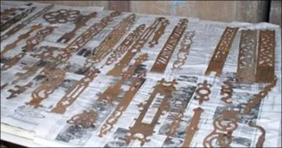 La fabrication de quincaillerie décorative (ferronnerie) a son berceau dans le bocage et les artisans réalisent de vraies dentelles de fer. Que représente l'illustration ?