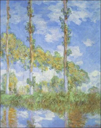 En 1891, Monet peint une autre série consacré à une espèce d'arbre dont il retarde l'abattage en monnayant le marchand de bois. De quelle espèce d'arbres s'agit-il ?