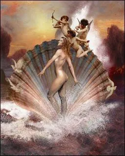 Selon une version, elle serait née de l'écume des flots. Qui est cette déesse ?