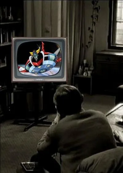 Que regarde cet homme à la télévision ?