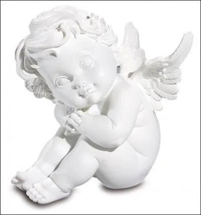 Regardez c'est un ange ! De qui essaie-je de vous faire deviner ?