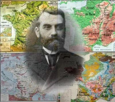 On lui doit beaucoup à la connaissance des régions, grâce à ses cartes murales scolaires de notre enfance. Quel est ce géographe français de renom  ?