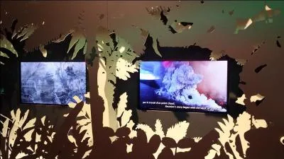 Quels sont les thèmes abordés dans la nouvelle exposition de la villa du parc national ?