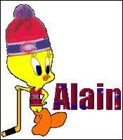 Lequel de ces hommes ne s'appelle pas "Alain" ?