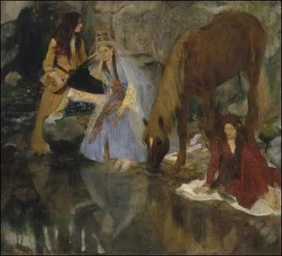 Qui a peint "Mademoiselle Fiacre au ballet La source" ?