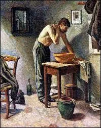 Qui a peint ce tableau intitulé "La toilette" ?