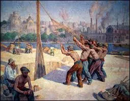 Intitulé "Les Batteurs de pieux", ce tableau a été peint par ...