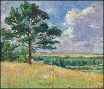 La tableau "Paysage près de Méréville" a été peint par ...