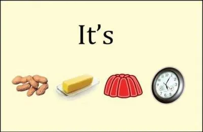 Si je vous dis 'It's peanut butter jelly time' vous me répondez :