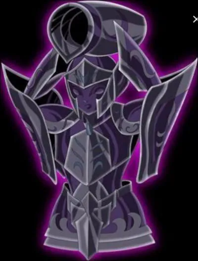 Dans quelle saga Camus revêt-il cette armure ?