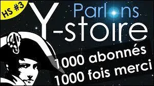 Comme son nom l'indique "Parlons Y-stoire" est aussi un youtubeur parlant d'histoire et un peu de géographie.
Quelle est la profession de ce youtubeur ?