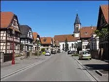 Nous terminons cette balade à Weyersheim. D'après-vous, nous sommes en région ...