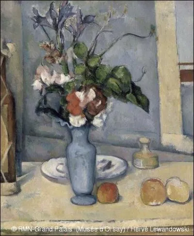 Qui a peint "Le vase bleu" ?