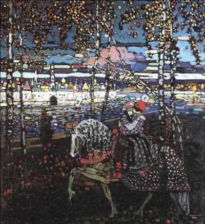 Qui a peint "Couple à cheval" ?