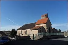 Voici l'église Saint-Rémy, à Xouaxange. Village Mosellan, il se situe en région ...