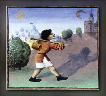 Parfois, des voyageurs peu fortunés partaient sur les routes avec tout ce qu'ils possédaient, c'est à dire leur maigre ... .