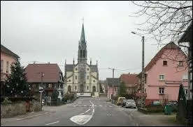 Village Haut-Rhinois, Ballersdorf se situe en région ...