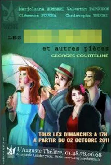 En 2010, Georges Aperghis réalise une commande de l'Opéra Comique sur une pièce de Courteline : laquelle ?
