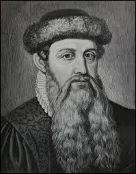 Quelle invention a créé Johannes Gutenberg au XVe siècle ?