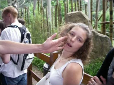 Cet homme est aga&ccedil;ant, il m'&eacute;nerve. Il a...