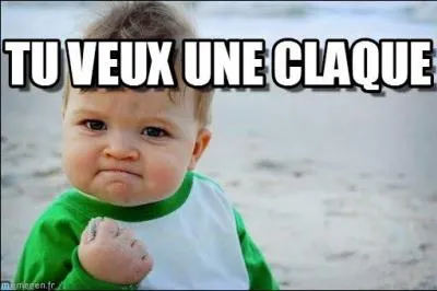 Lequel de ces chanteurs a chant&eacute; "&Ccedil;a Claque" ?