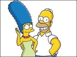 Dans l'épisode 20 de la saison 15, de quelle couleur sont les cheveux de Marge quand elle a un rendez-vous avec Homer ?