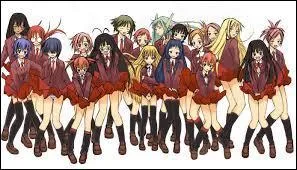 Lesquels de ces personnages sont dans le manga "Negima" ?