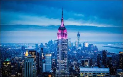L'Empire State Building est illuminé (la nuit, donc) de différentes couleurs, selon l'occasion : à quel jour correspond les couleurs lavande et blanche ?