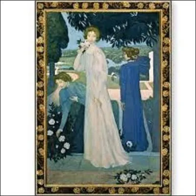 Artiste nabi, fréquentant à partir des années 1890, le cercle du peintre, mécène et éditeur de musique Henry Lerolle, il se lie d'amitié avec une des filles de ce dernier se prénommant Yvonne et exécute pour elle, en 1897, une huile sur toile, représentant un triple portrait de la jeune femme qui s'intitule "Portrait d'Yvonne Lerolle". Mais quel est le nom du créateur de ce tableau ?