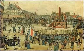 Quel phénomène instauré sous la révolution atteint son ampleur maximum en 1793 ?