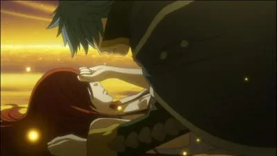 À un moment avant les grands jeux intermagiques, Erza et Jellal et Erza sont sur le point de s'embrasser. Malheureusement, Jellal la repousse. Que trouve-t-il comme excuse pour l'avoir repoussée ?