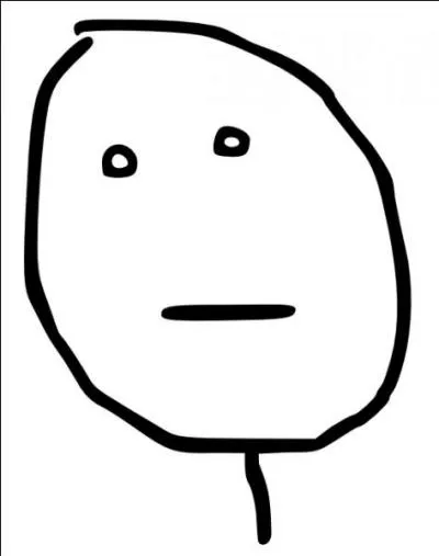 Quel est le nom de ce dessin 'Trollface' ?