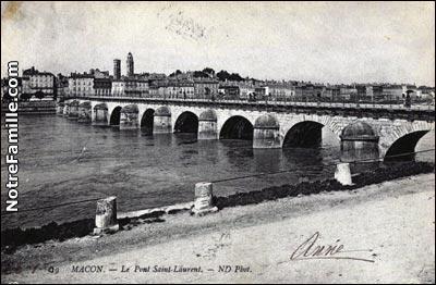 Le pont Saint-Laurent et le pont François-Mitterrand relient cette ville de Saône-et-Loire à une ville de l'Ain en franchissant la Saône. Ville natale de Marine Lorphelin, miss France 2013, c'est...