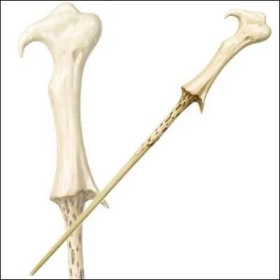 Sa baguette est en if, avec une plume de phénix à l'intérieur et mesure 33, 75 centimètres.
A qui est cette baguette ?