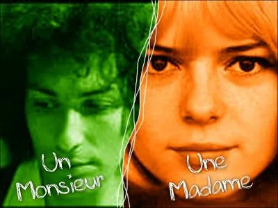 Ce montage représente un ancien couple... "Ancien" car l'homme est mort, maintenant. Qui est cette Madame, femme du défunt Michel Berger ? 
Indice : "Je suis une poupée de cire, une poupée de son" !