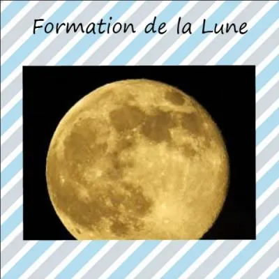 Quelle était la taille de l'astéroïde qui a percuté la Terre, à l'origine de la formation de la Lune ?