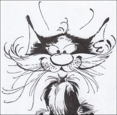 Quel est le nom supposé du chat de Gaston Lagaffe ?