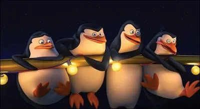 De combien de pingouins se compose le groupe qui se trouve au zoo dans le film "Madagascar" ?