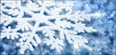 La neige est sous forme de liquide.