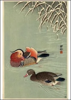 Cochez le titre de cette autre estampe d'Ohara.