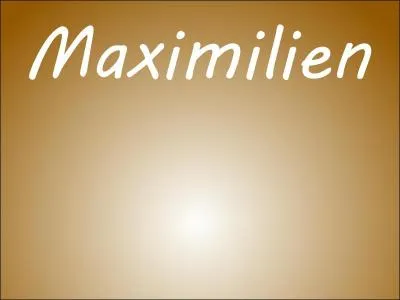 Maximilien est vraiment sympa, toujours disponible, il ne se prend pas la tête. En résumé, comment est-il ?