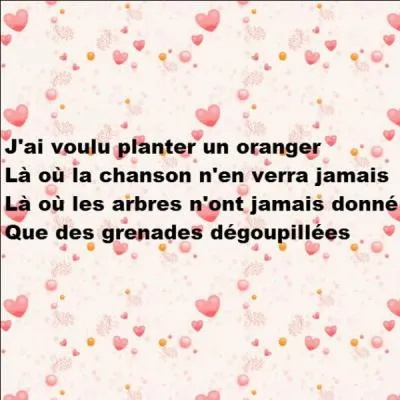 Laquelle de ces chanteuses a repris "Ballade nord-irlandaise" ?